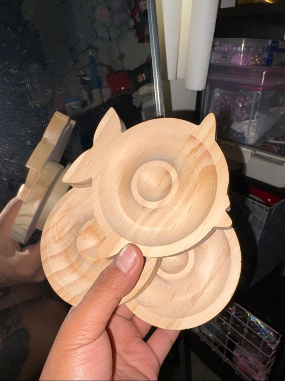 Unfinished Wooden bracelet planner - Natural Light Wood